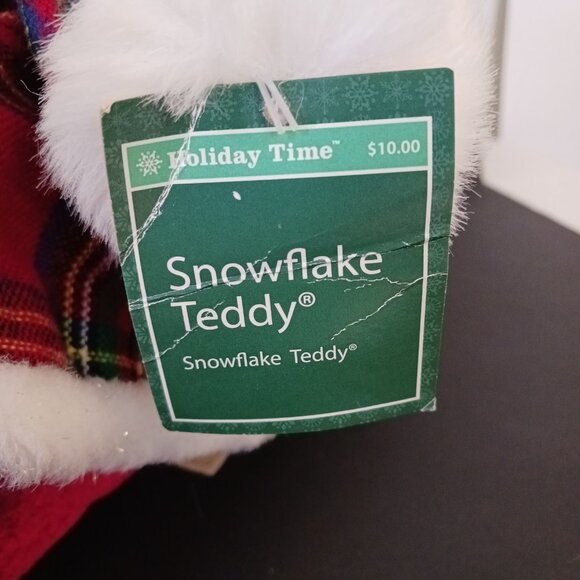 Vintage 2008 Dan Dee Snowflake Teddy 19" Teddy Bear Girl Plush Christmas Dress - Picture 6 of 11
